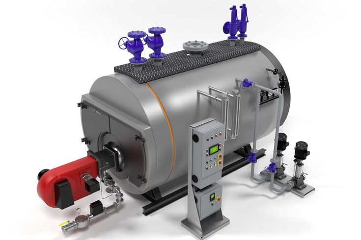 Advanced Boiler Unit with Integrated Control System — view 1